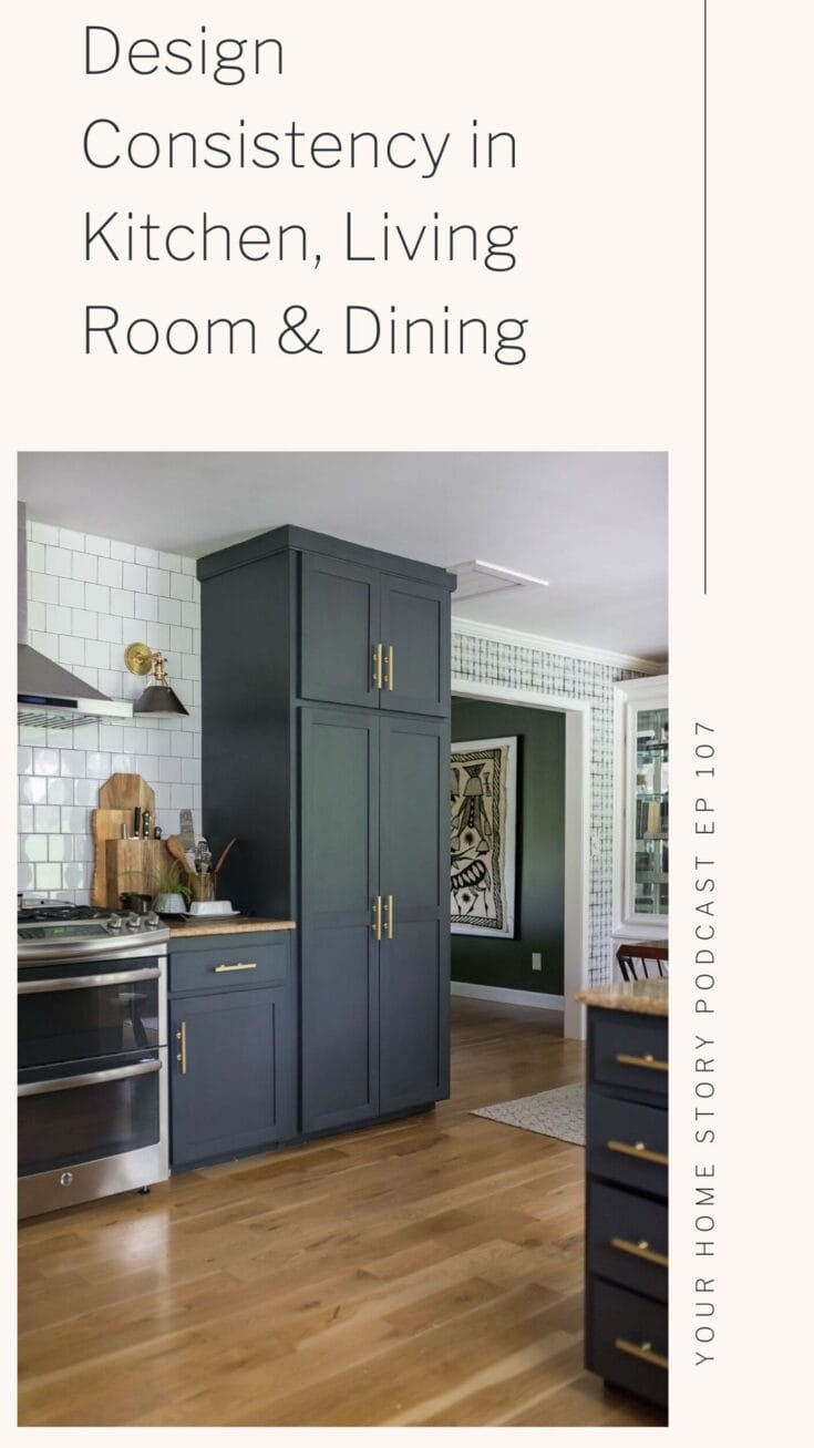 Consistent Design Through The Kitchen, Dining and Living Room - Bigger ...