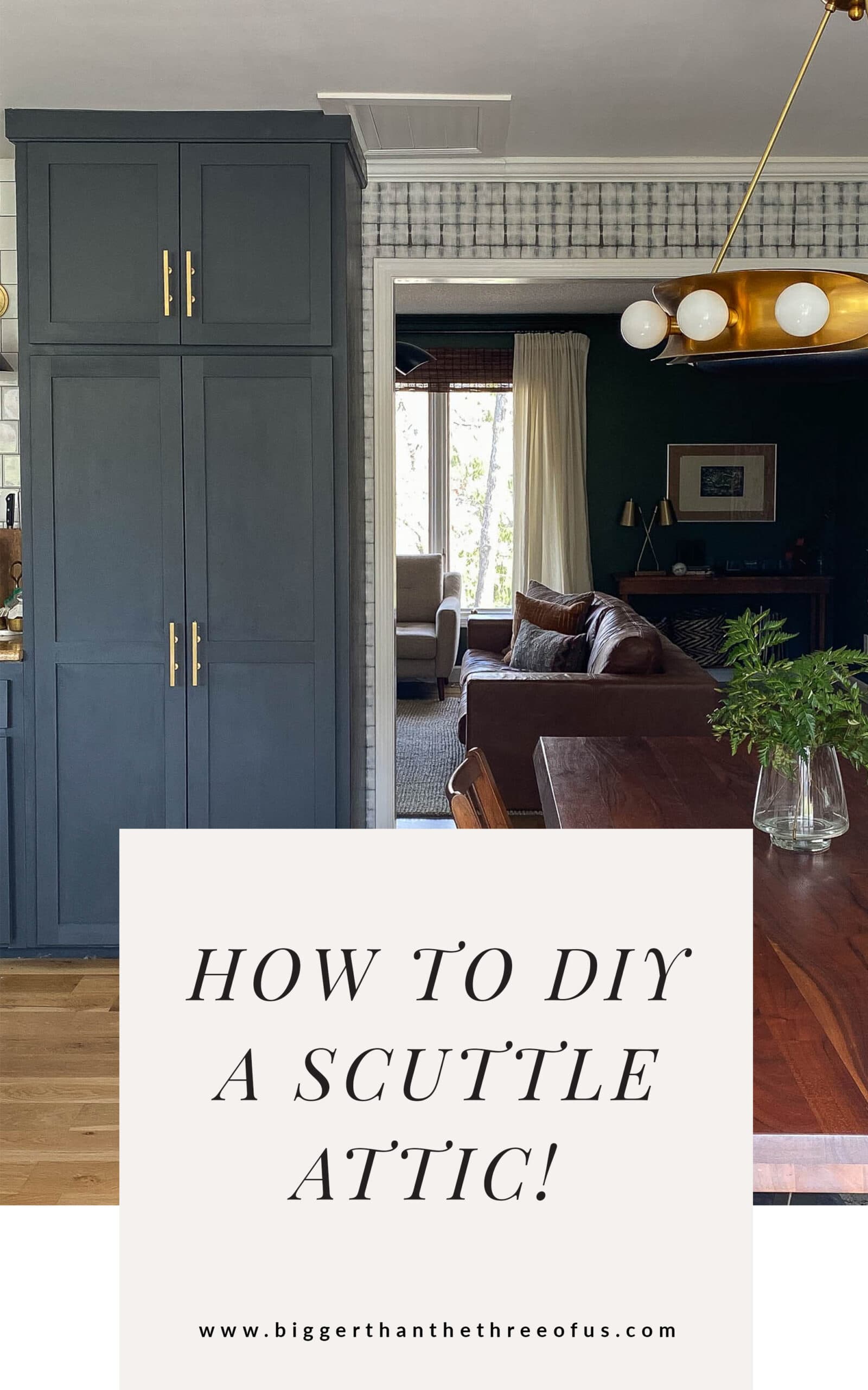 DIY Attic Access (Scuttle Attic) Bigger Than the Three of Us