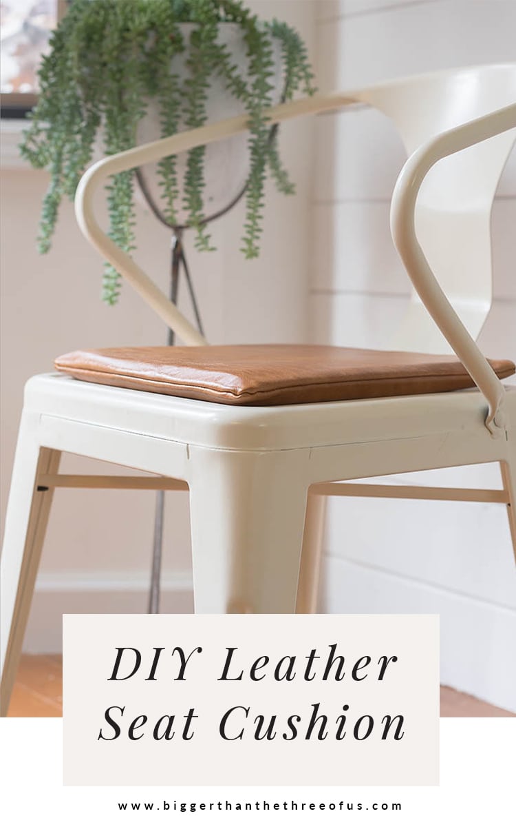 How To Make A Leather Chair Cushion, Leather Seat Pad