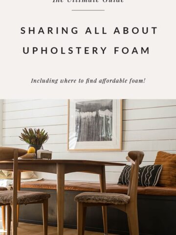 Upholstery foam where to buy