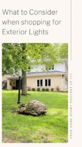 exterior lighting choices