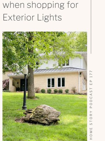 exterior lighting choices