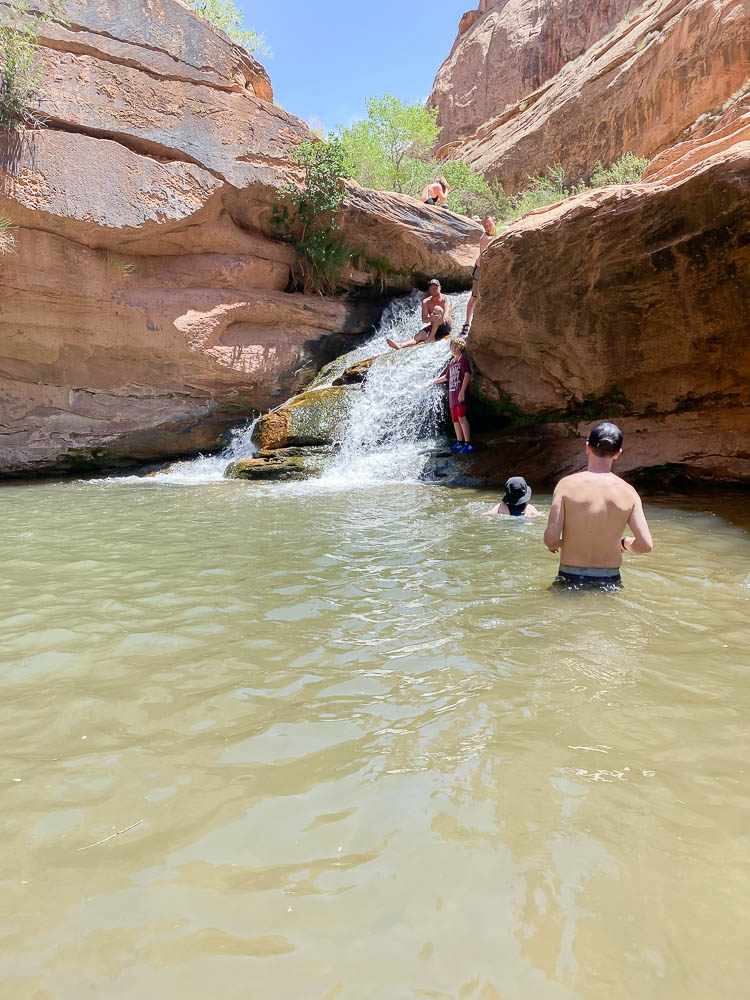 Hiking The Mill Creek Trail In Moab Utah Bigger Than The Three Of Us