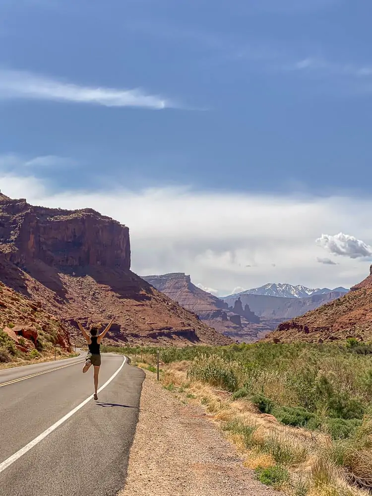 Scenic Highway 128 from Denver to Moab