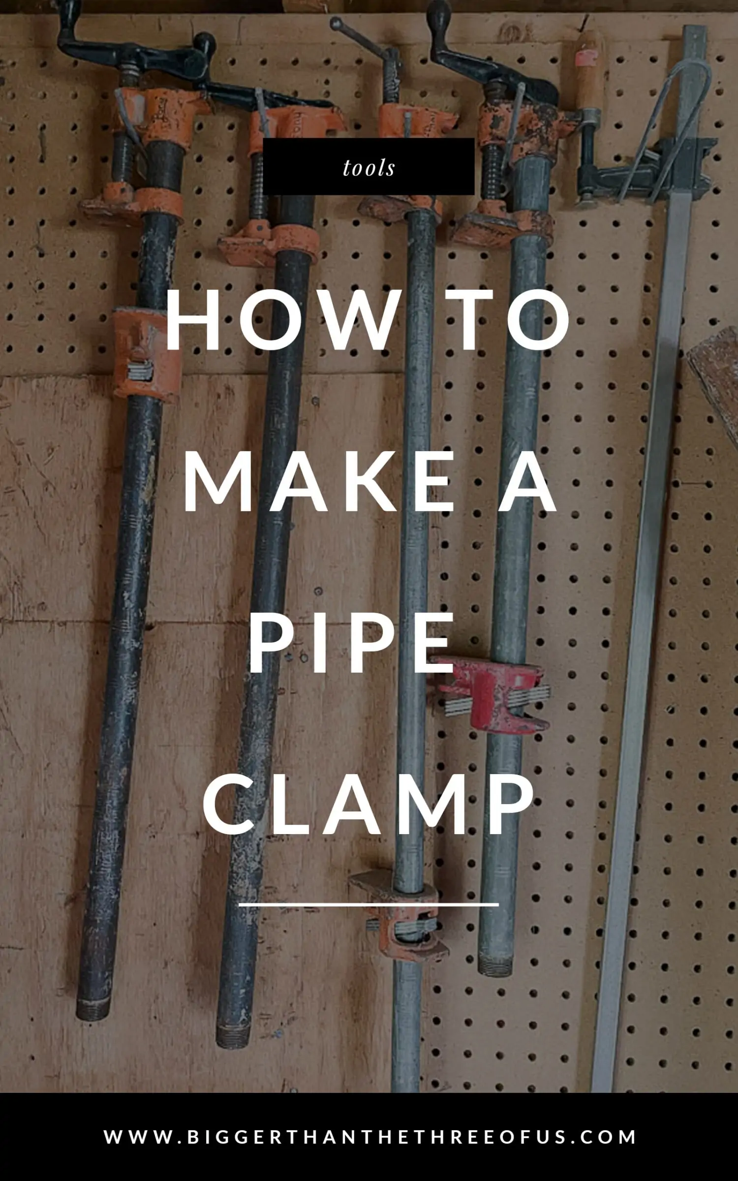 woodworking pipe clamps DIY