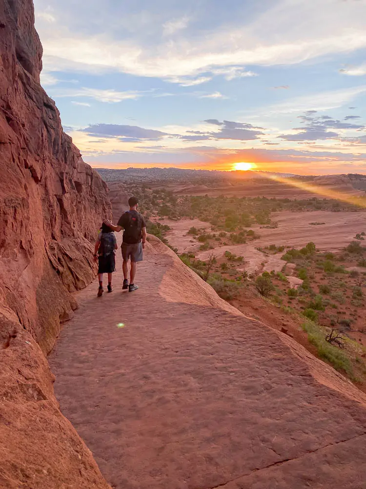 Moab Utah Hiking with kids