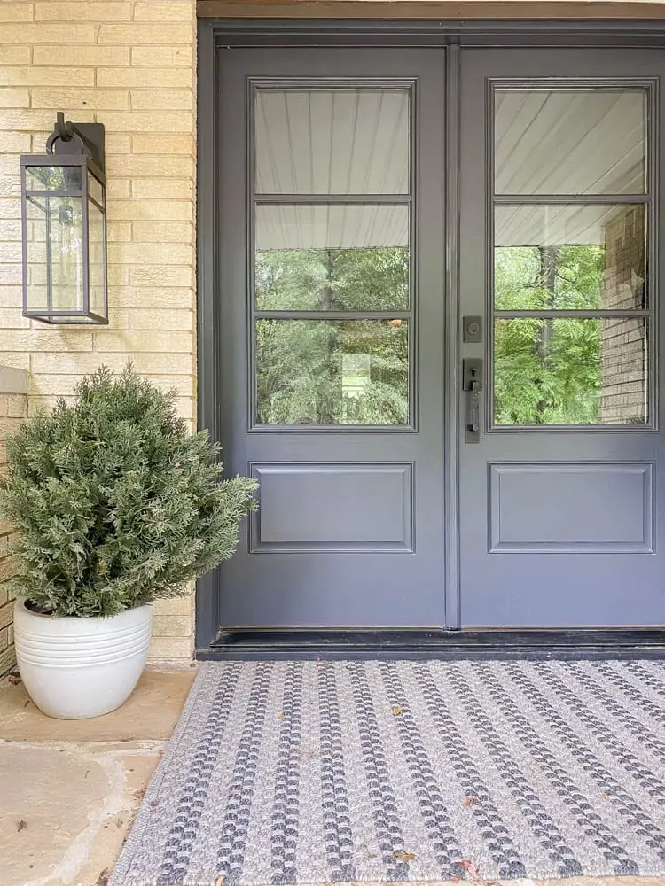 Front door with on sale glass panels