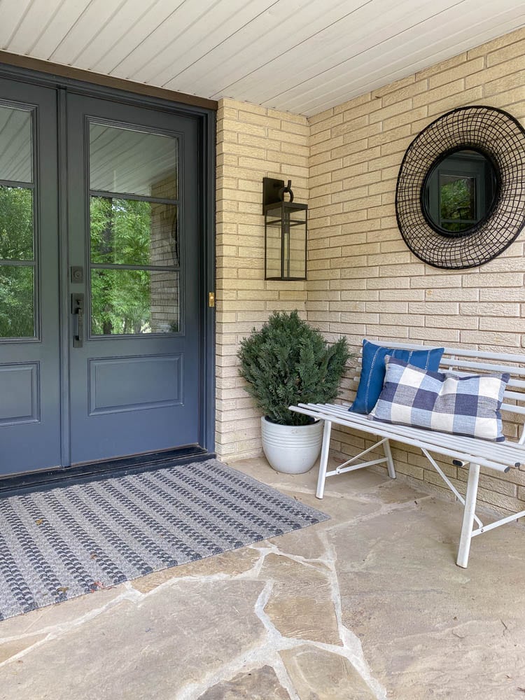 Entry 6 Panel Oval Glass Double Wood Door