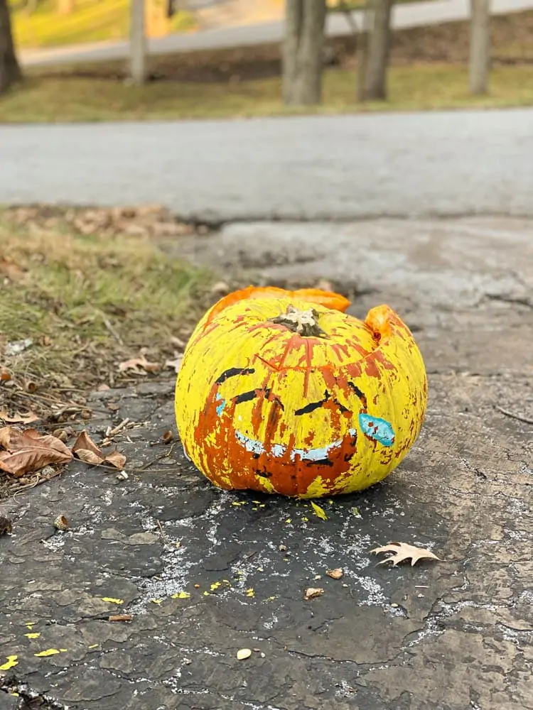 halloween activities for adults - pumpkin smash