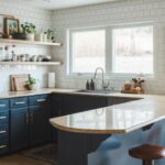 casement window above sink