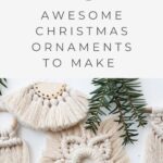 macramé ornaments to make (15 christmas tree ornaments)