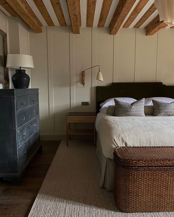 board and batten bedroom 