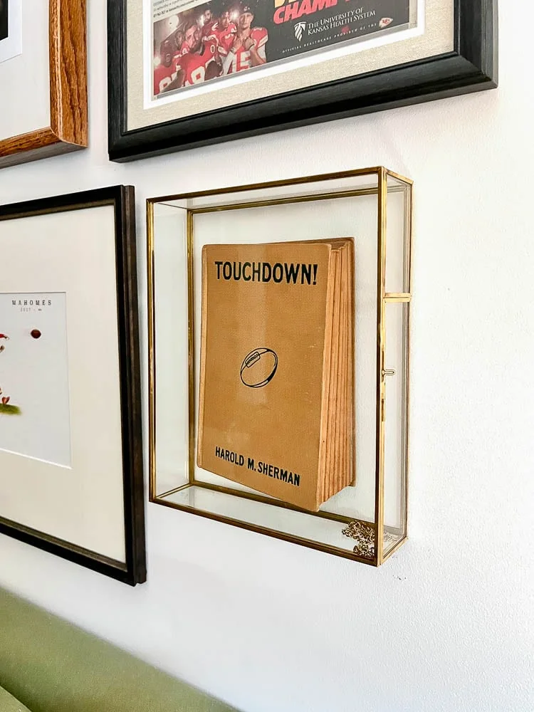 Unique Glass Frame Shadow Box DIY Hack for Framed Book