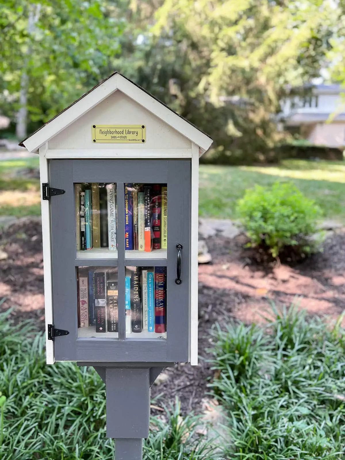 Adding a Little Free Library (Neighborhood Library Box)