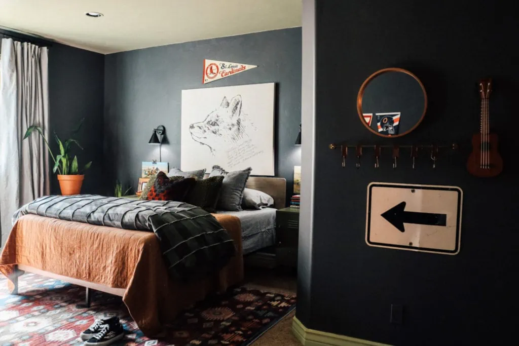 An Easy Eclectic Teen Boy Bedroom Refresh 