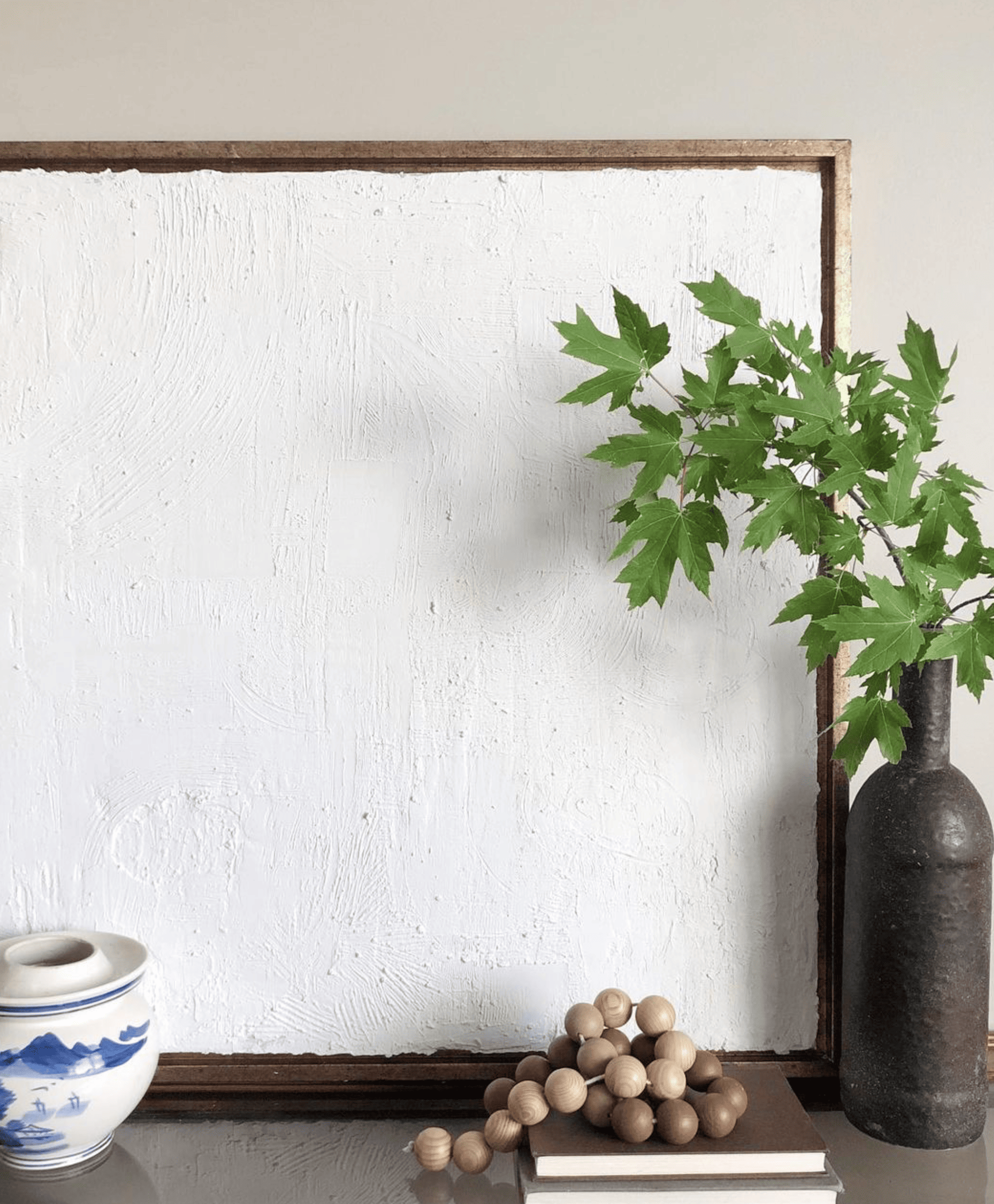 spackle art DIY project 