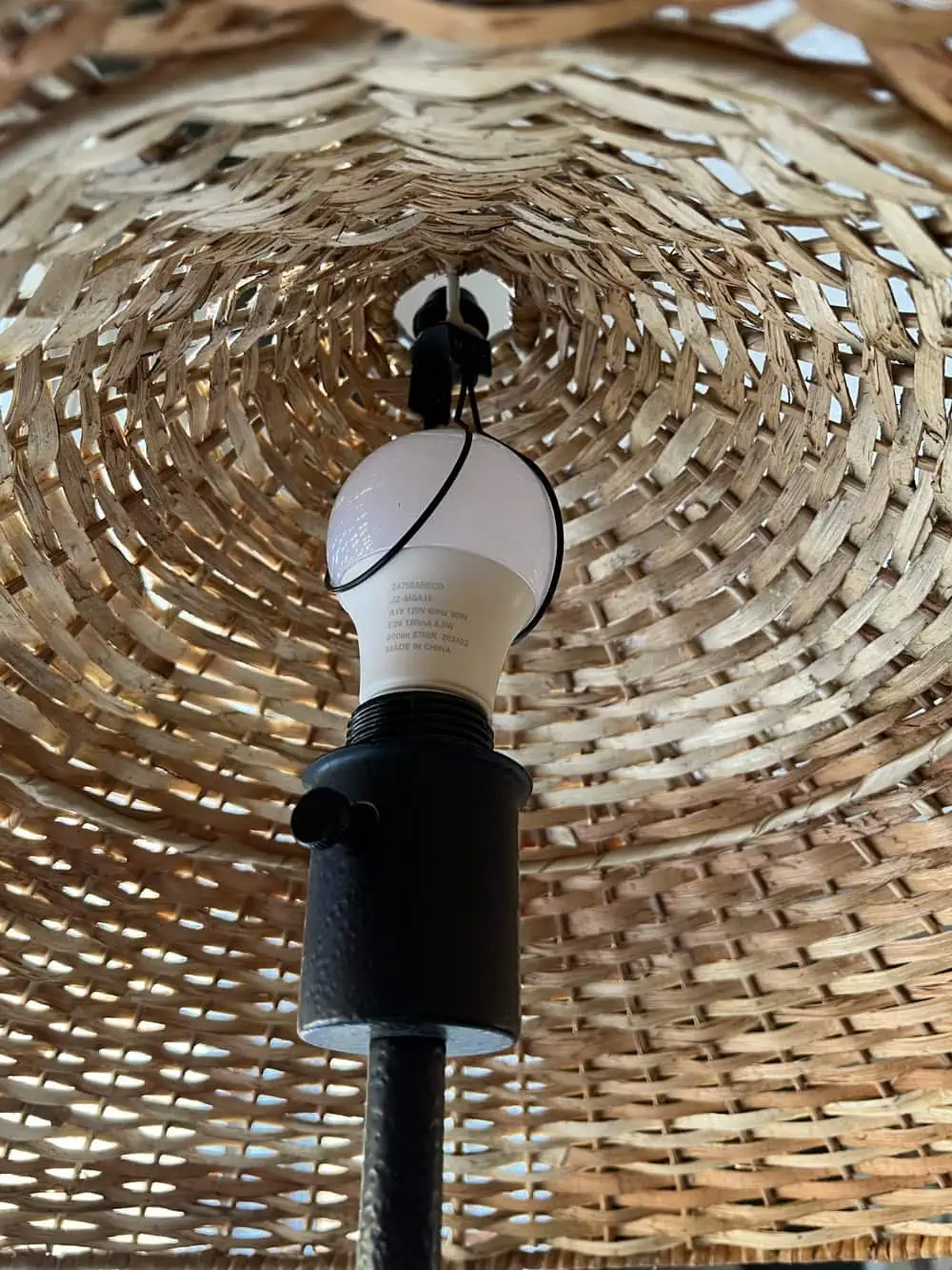 clip on bulb attachment for lampshade fitter