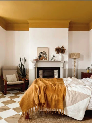 Painted ceiling