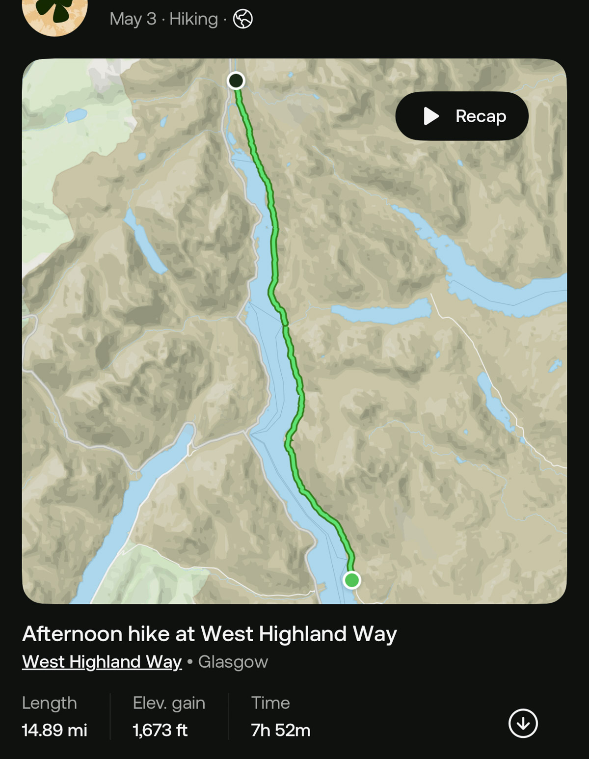 All Trails Rowardennan to Inverarnan (14 miles)