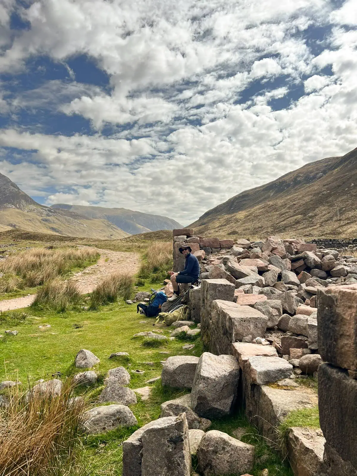 walking to FORT WILLIAM on the West Highland way Trail 