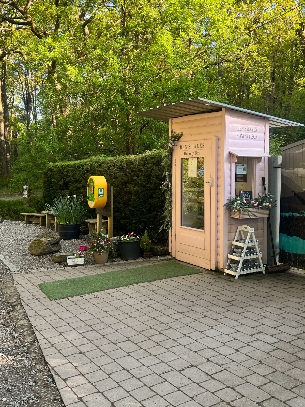 cutest honesty box at Ben Lomond Cottage