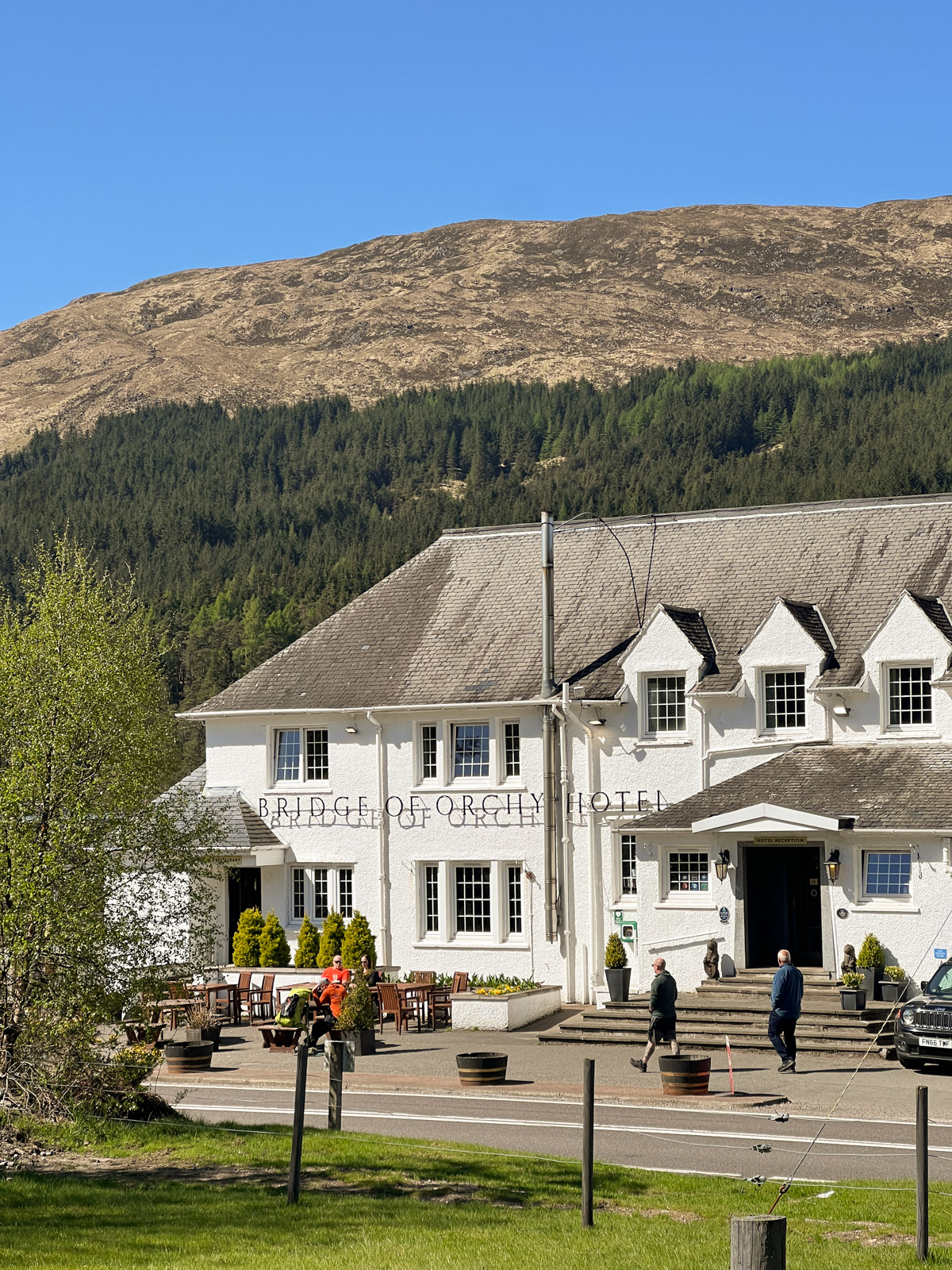 Stop for lunch at bridge of orchy hotel 